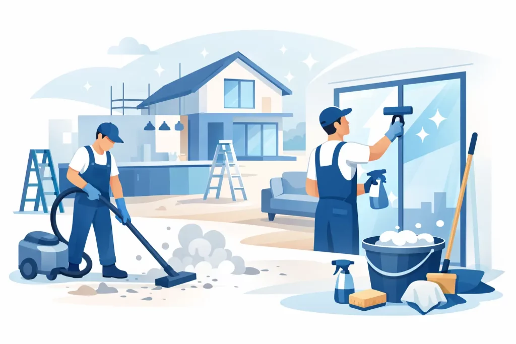 Nettoyage après chantier maison efficace
