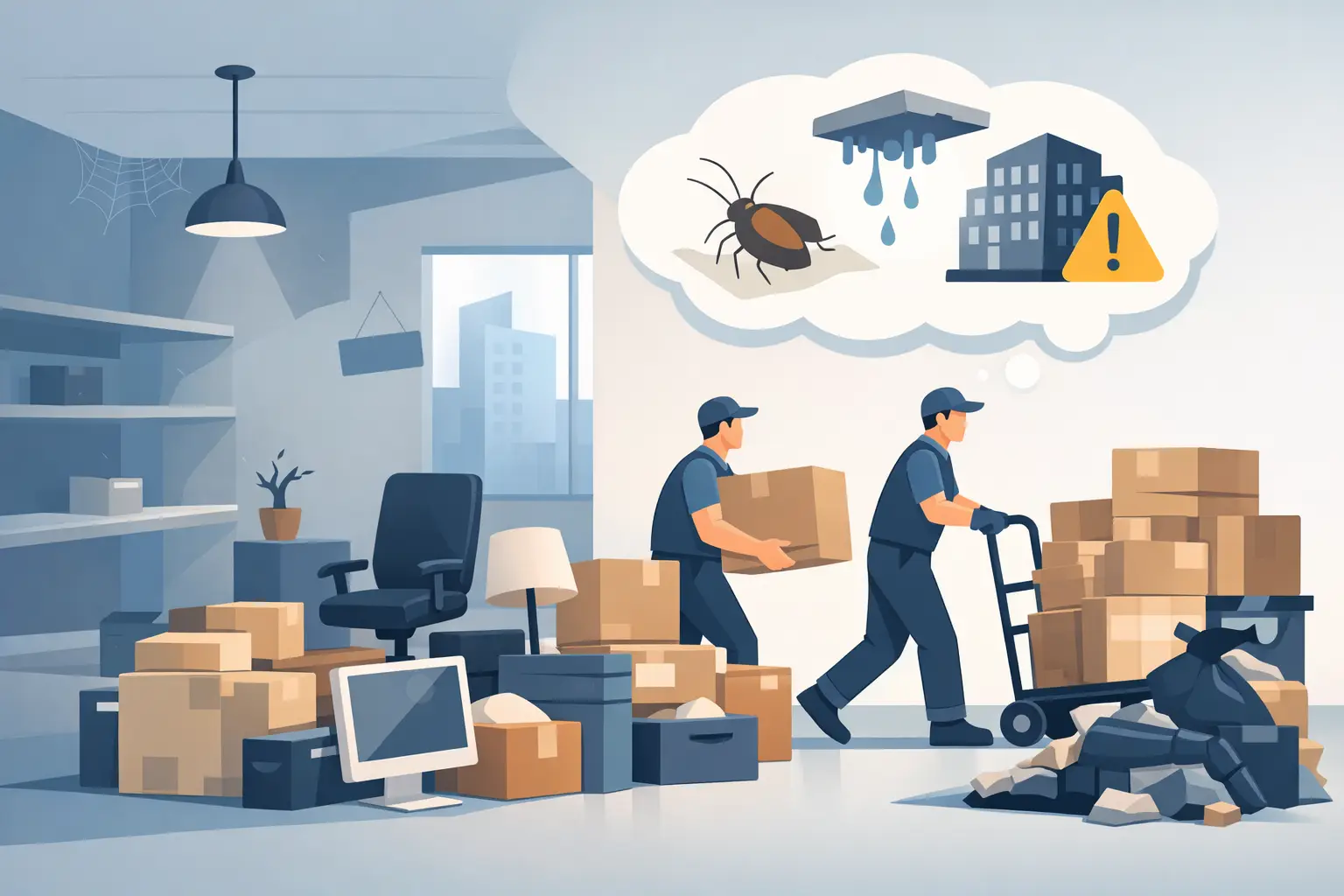 7 signes qu’un local doit être vidé
