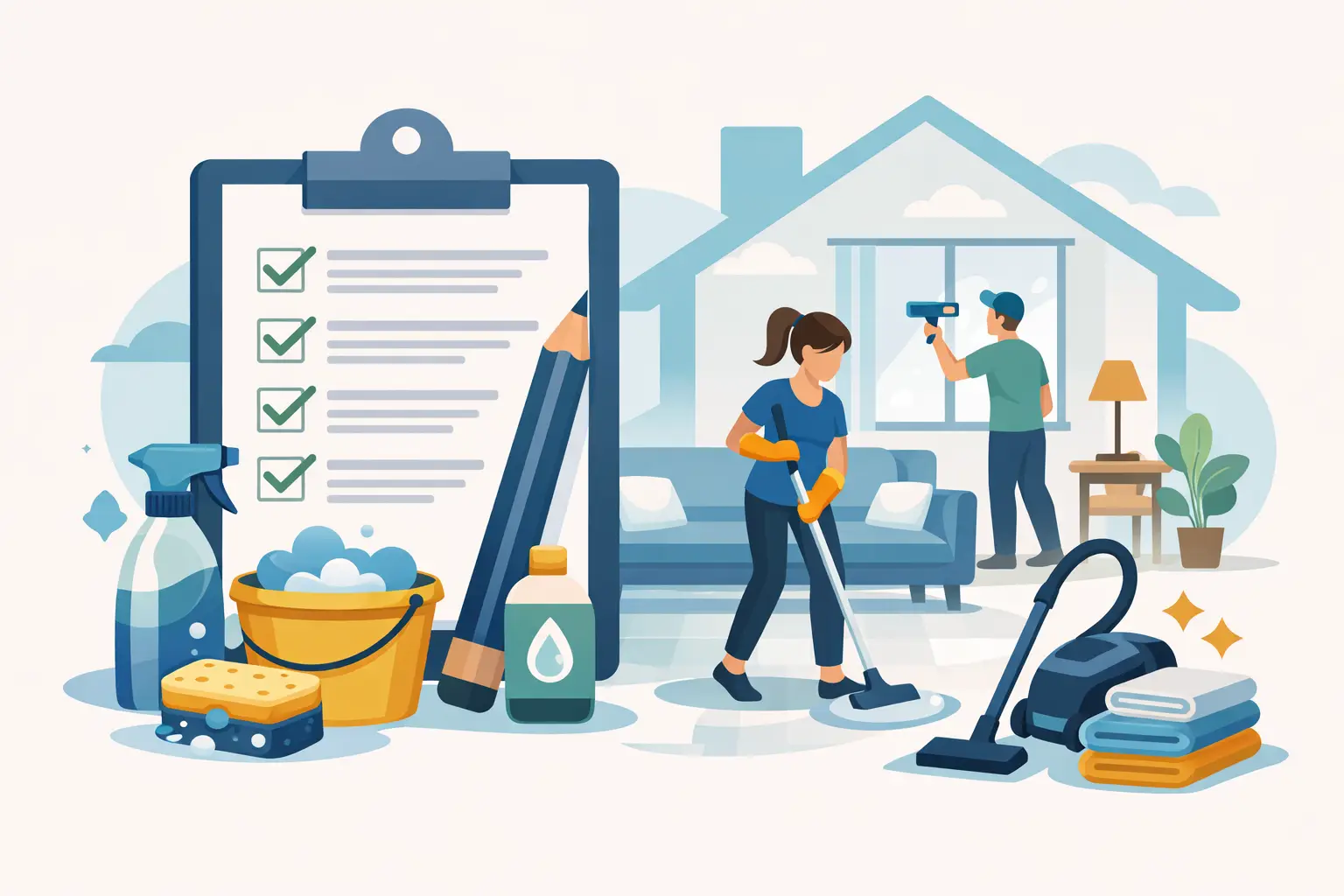 Checklist remise en propreté logement