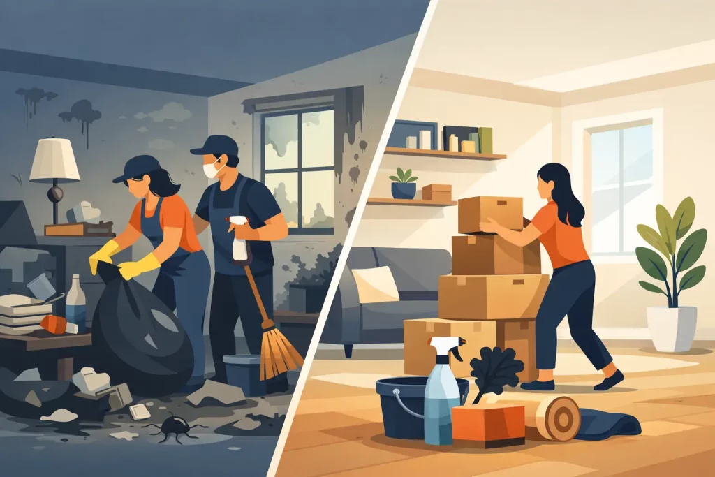 Comment désencombrer un logement insalubre