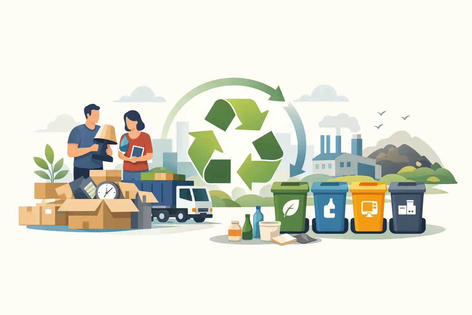 Guide recyclage après débarras efficace