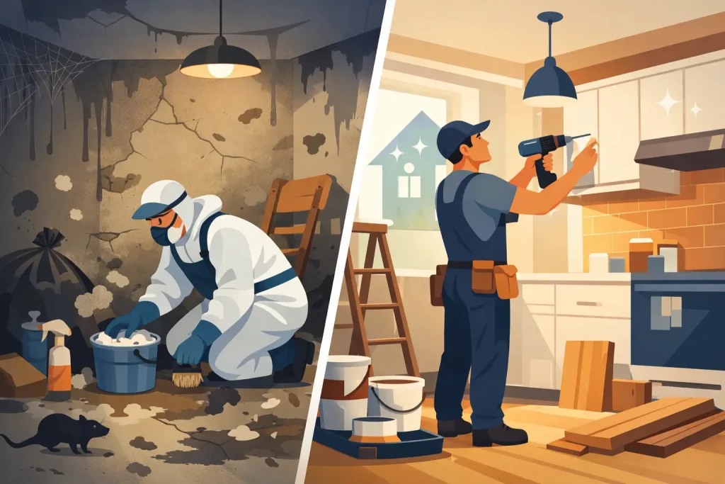 Nettoyage insalubre ou rénovation : que choisir ?