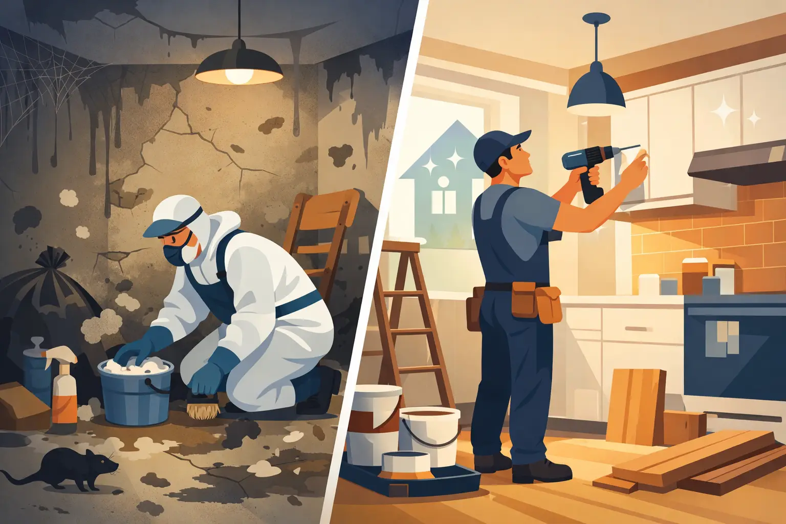 Nettoyage insalubre ou rénovation : que choisir ?