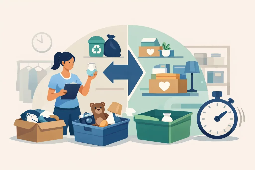 Comment trier avant un débarras sans perdre de temps
