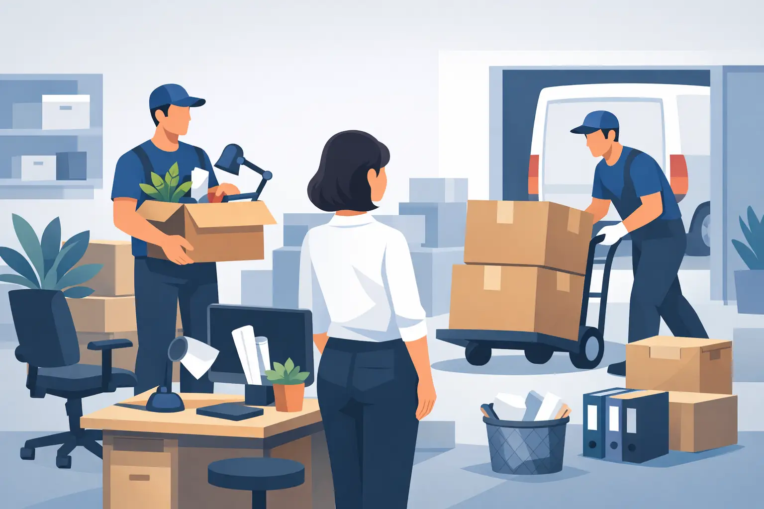 Guide de débarras d’un local professionnel occupé