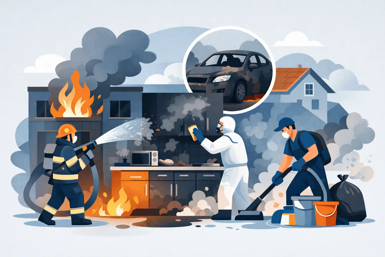 Quels cas de nettoyage incendie traiter vite ?