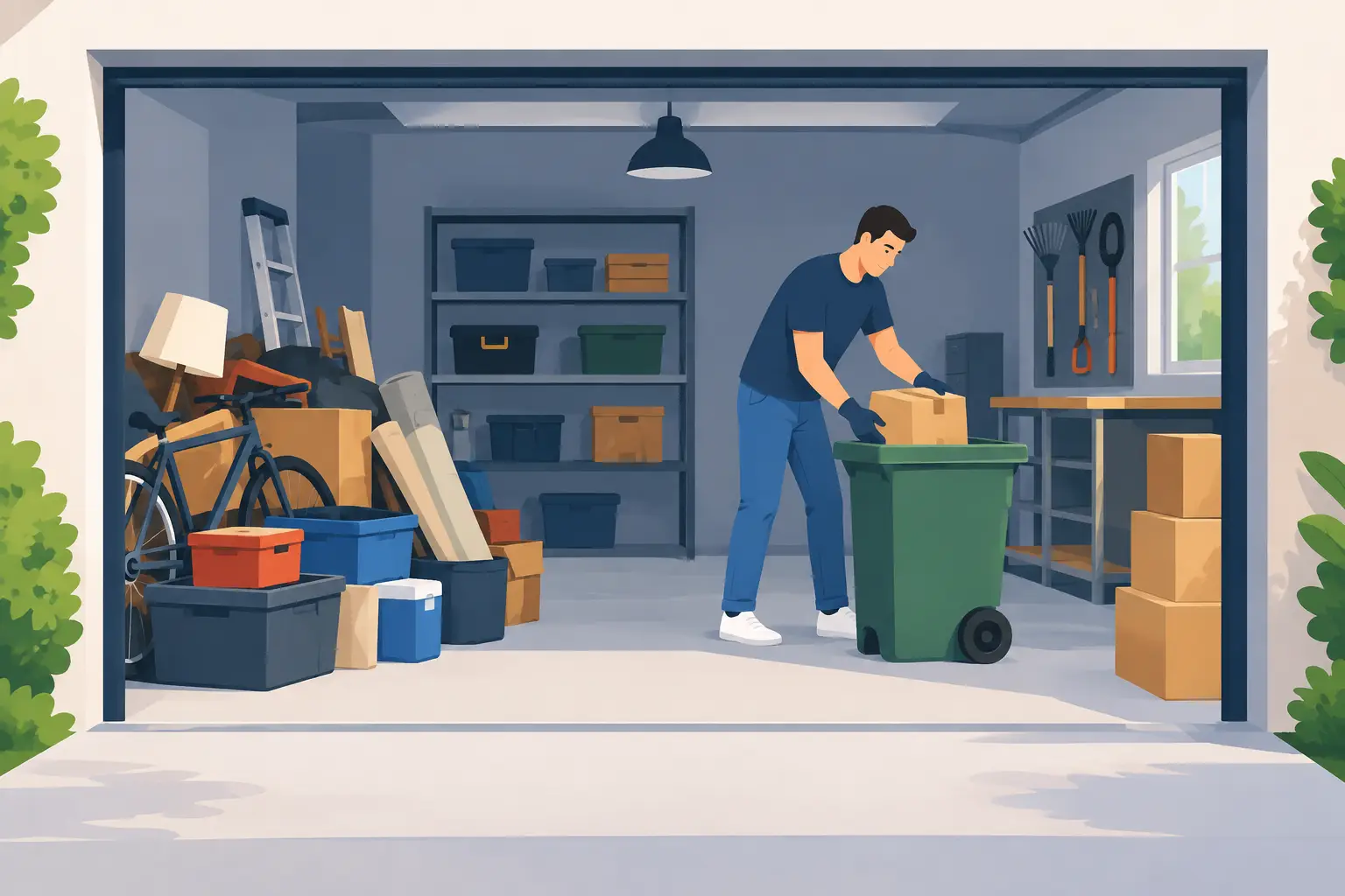 Comment évacuer un garage encombré efficacement