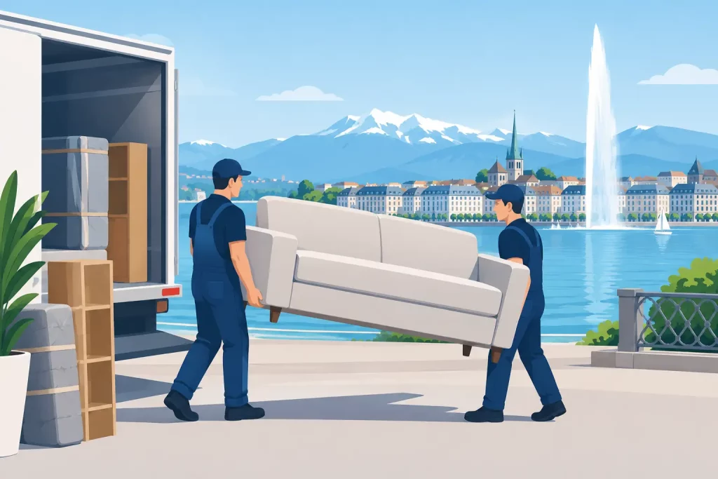 Guide évacuation meubles volumineux à Genève