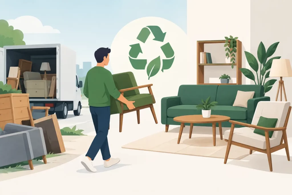 Réemploi mobilier pour un débarras responsable